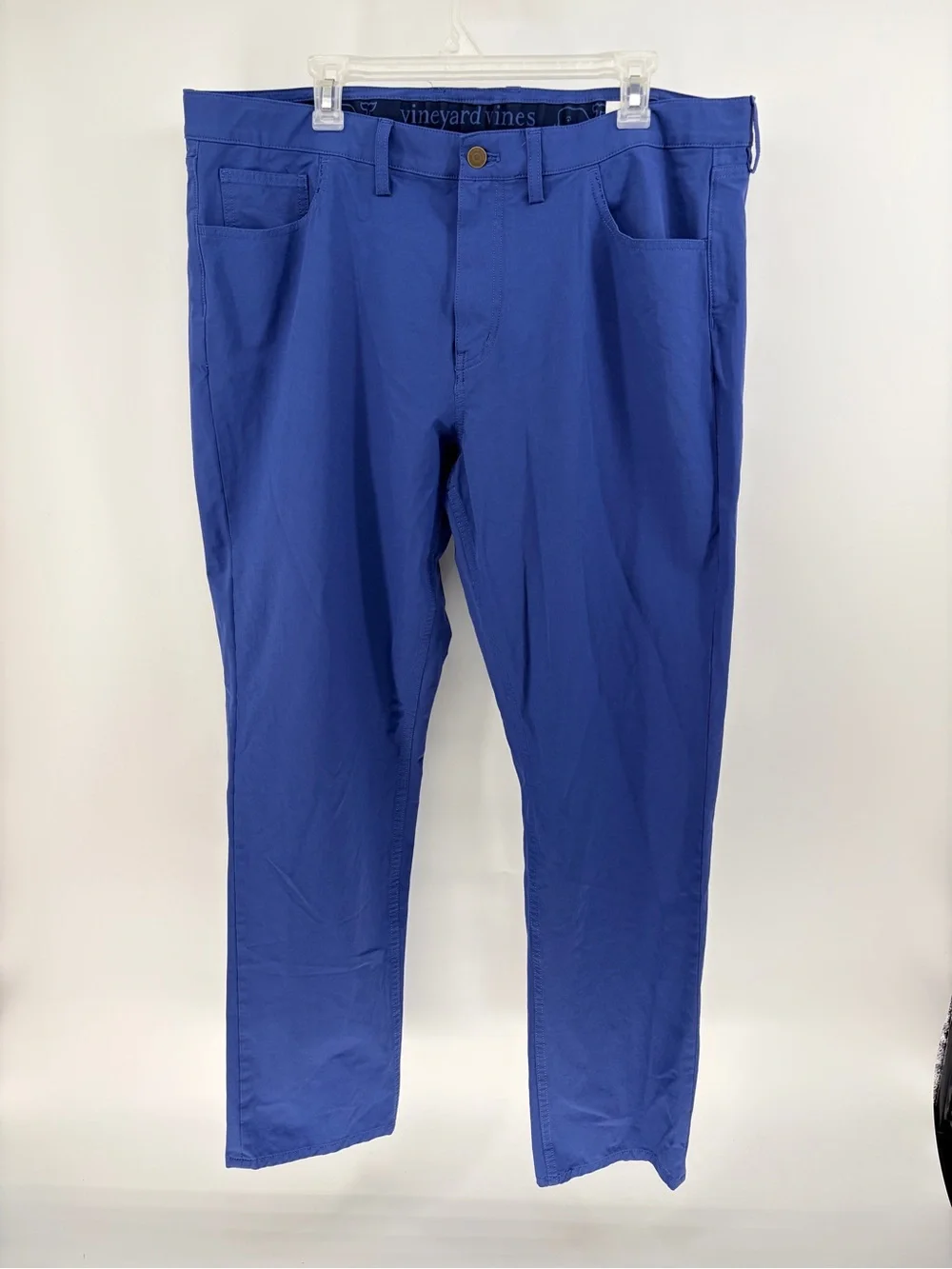 Vineyard Vines Men’s On-The-Go 5-Pocket Performance Pants 40x32  Blue